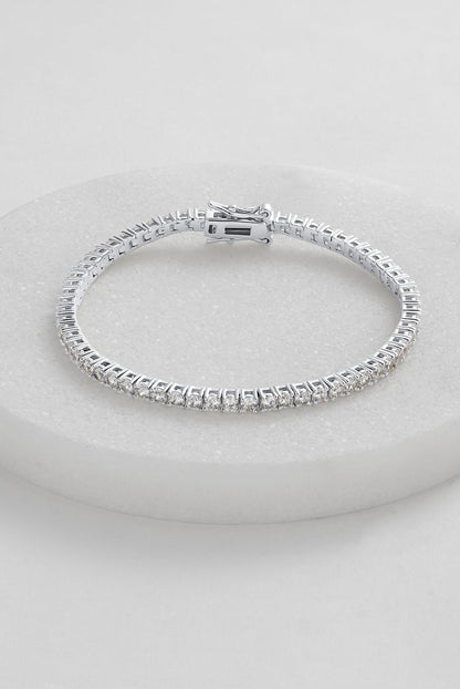 DANI TENNIS BRACELET - SILVER