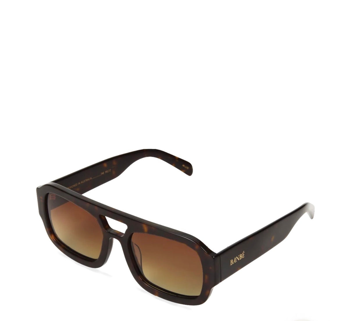 THE SUKI BANBE SUNGLASSES DARK HAVANA TORT CHOC FADE