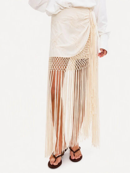 PP LUNA - FRINGE SKIRT