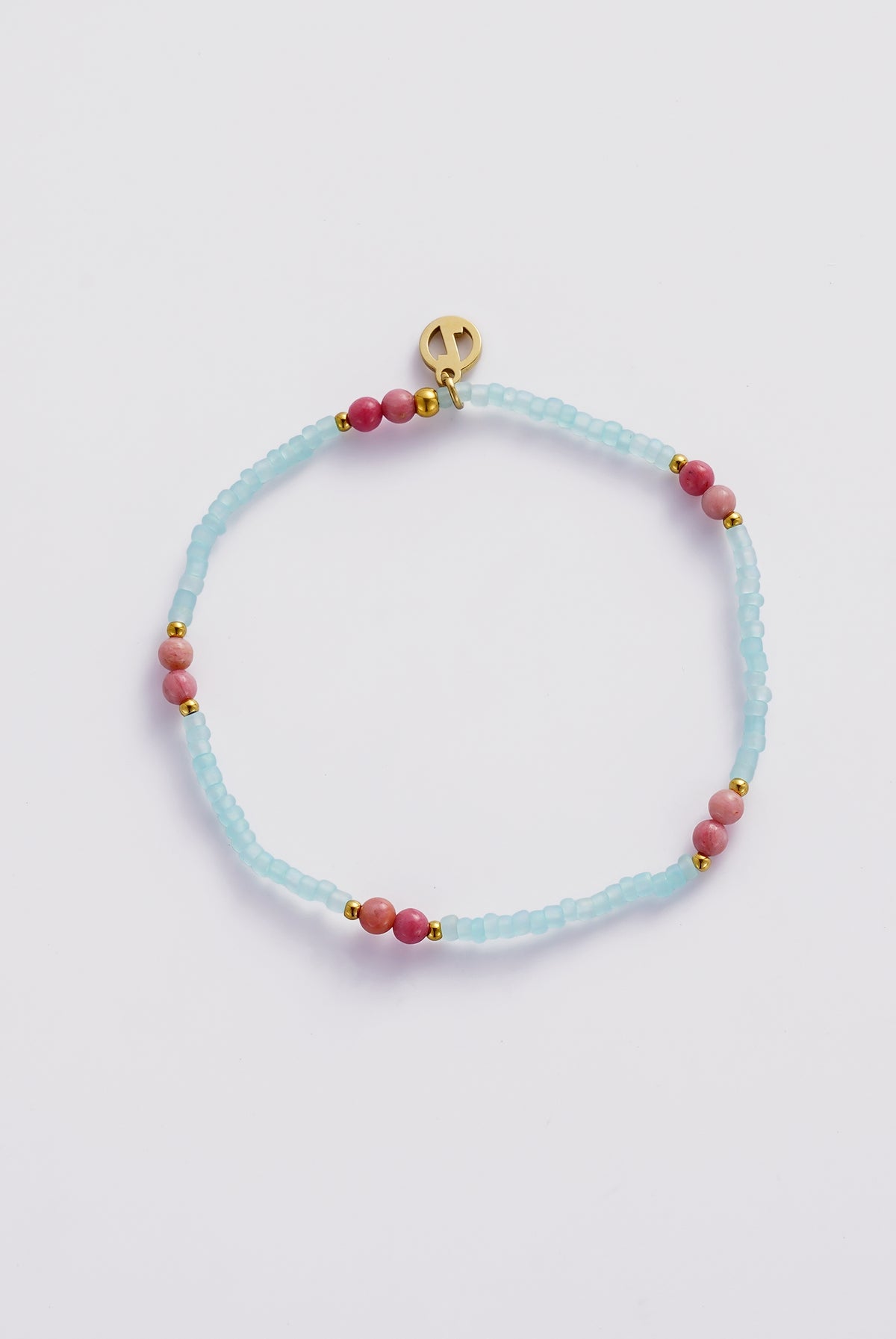 ROBYN BRACELET - TEAL/BLUSH