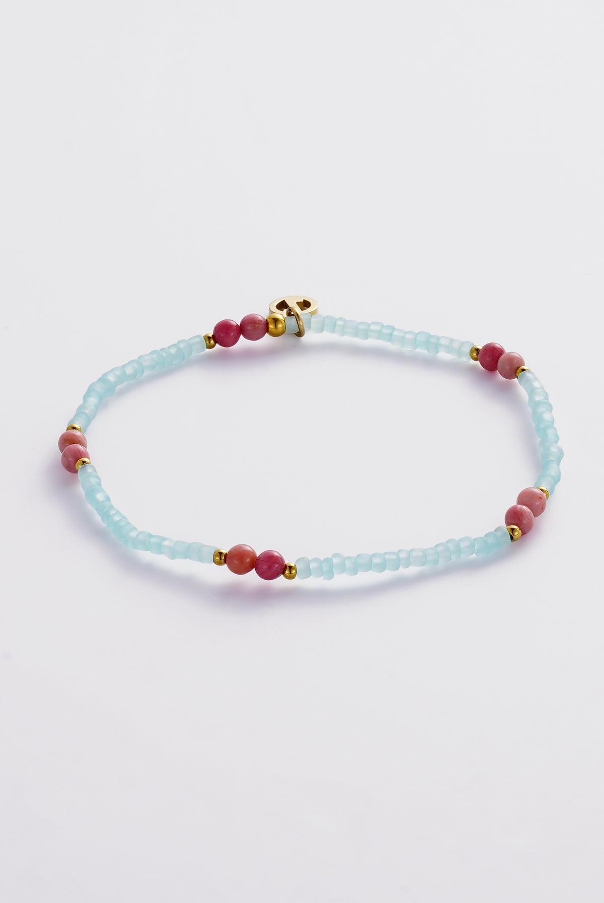 ROBYN BRACELET - TEAL/BLUSH