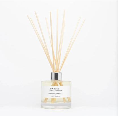 REED DIFFUSER- HARVEST - Vintage Leather &amp; Sandalwood