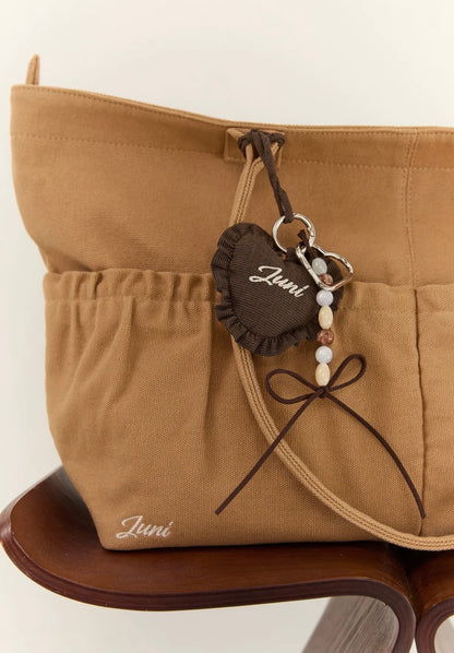 HEART BAG CHARM - ESSPRESS0 CHECK