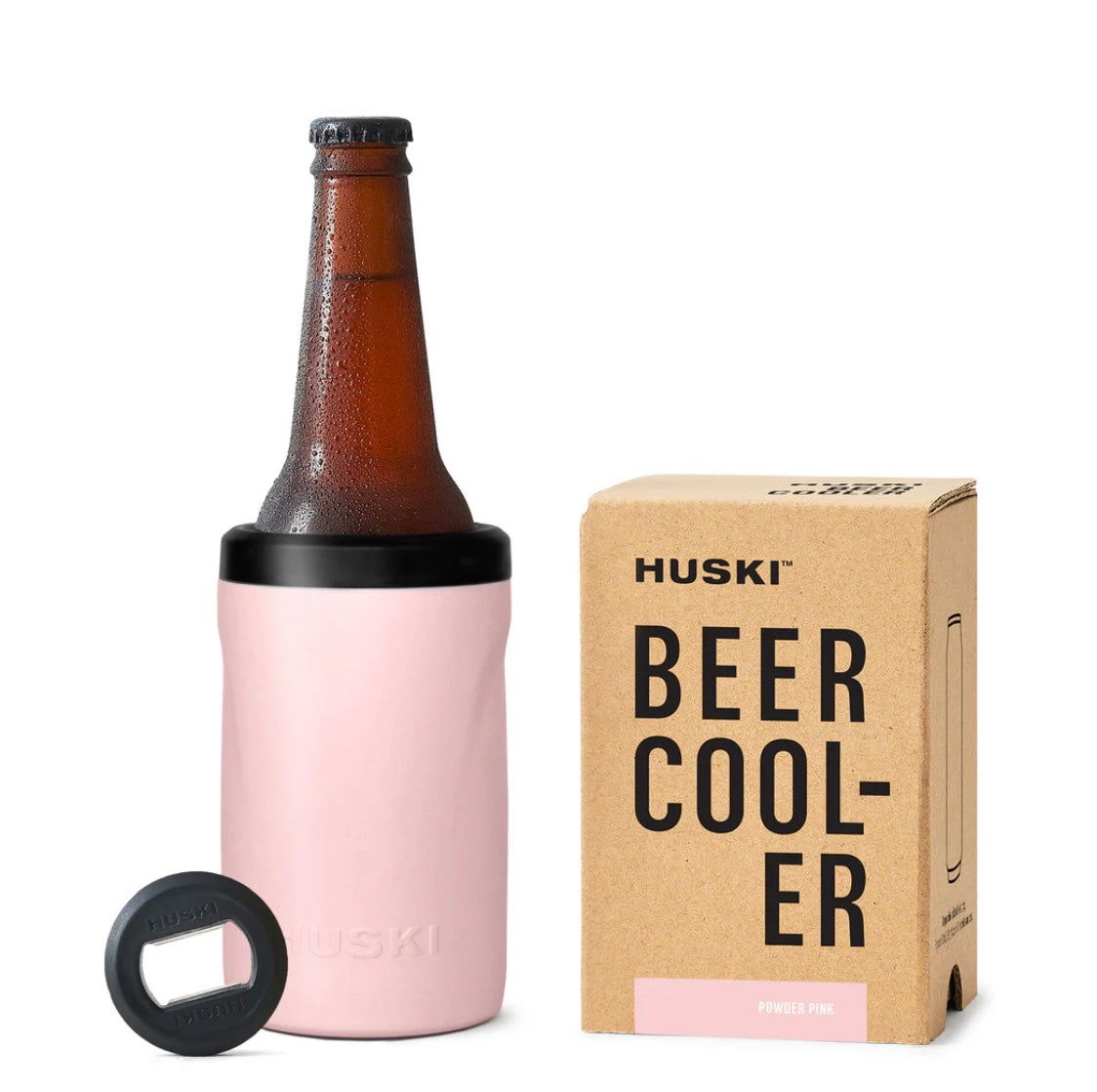 HUSKI BEER COOLER - Powder Pink