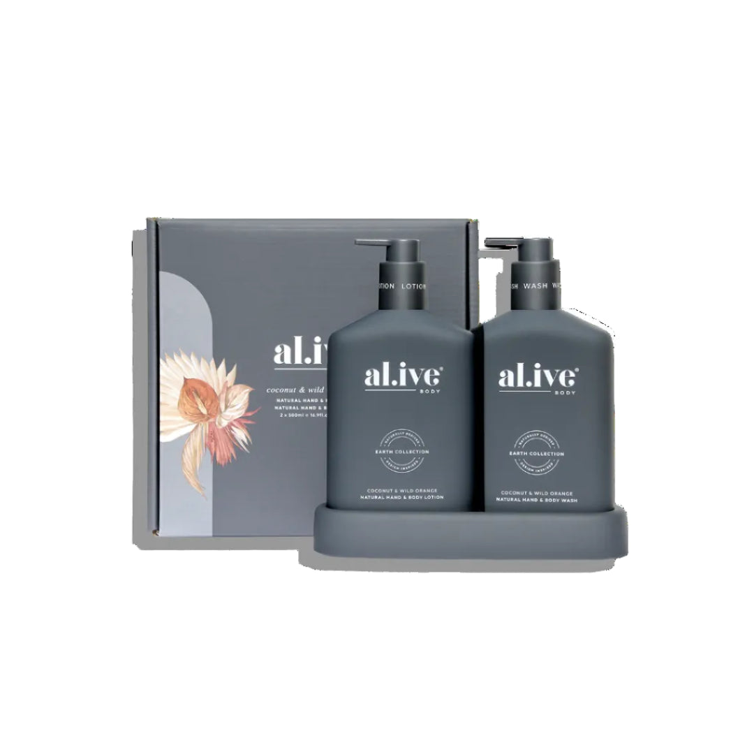 BATHROOM WASH &amp; LOTION DUO - COCONUT &amp; WILD ORANGE