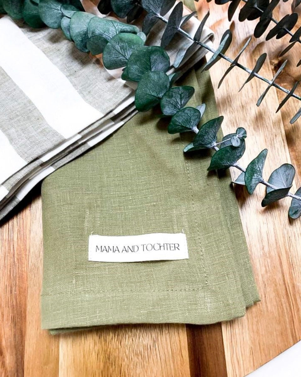 PURE FRENCH LINEN - Olive