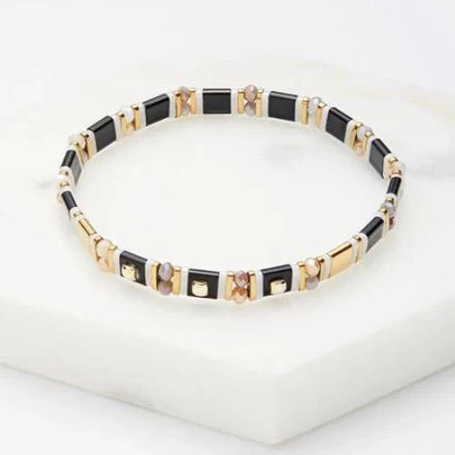 TILE BRACELET- BLACK