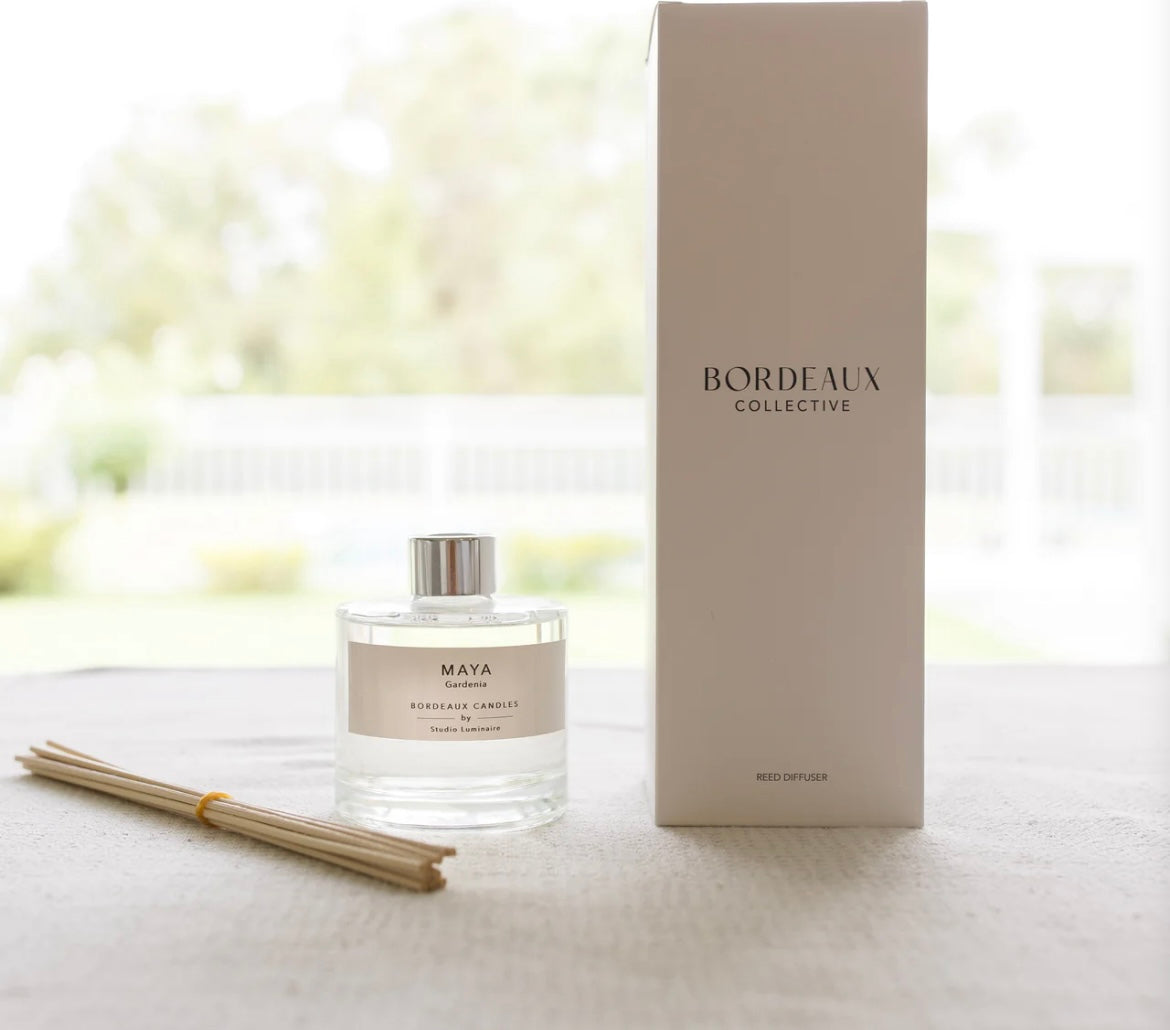 REED DIFFUSER - MAYA - Gardenia &amp; Star Jasmine