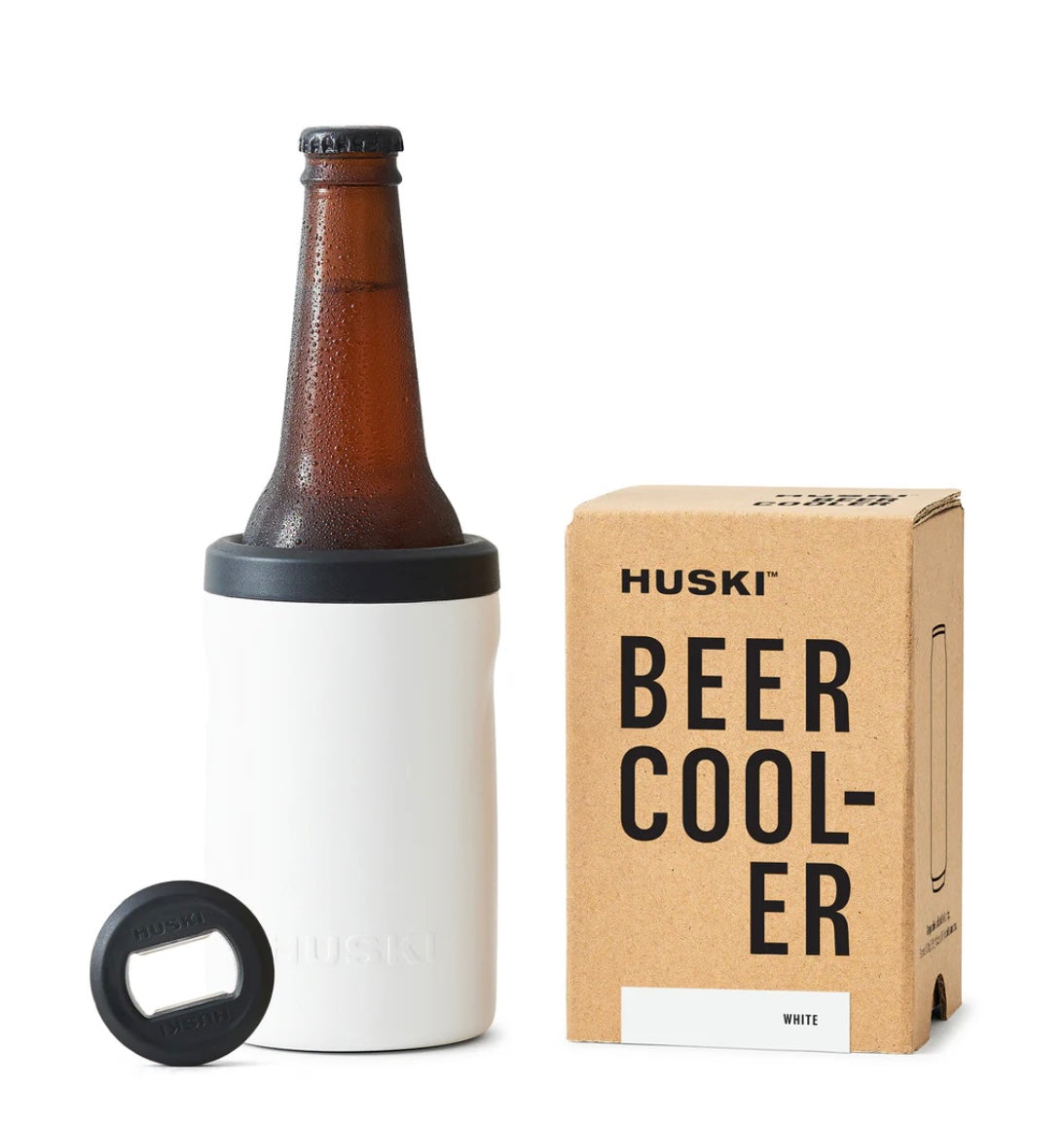 HUSKI BEER COOLER - White