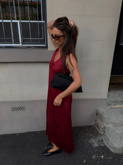 MARLOWE DRESS MERLOT