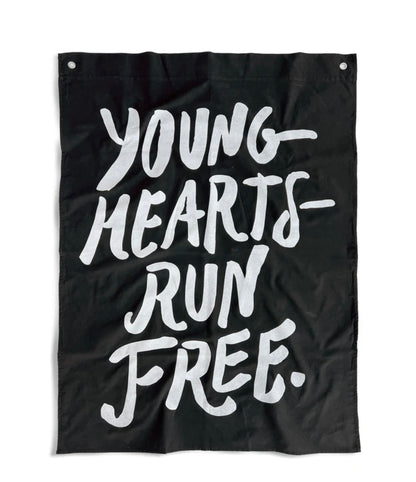 YOUNG HEARTS - Wall Flag