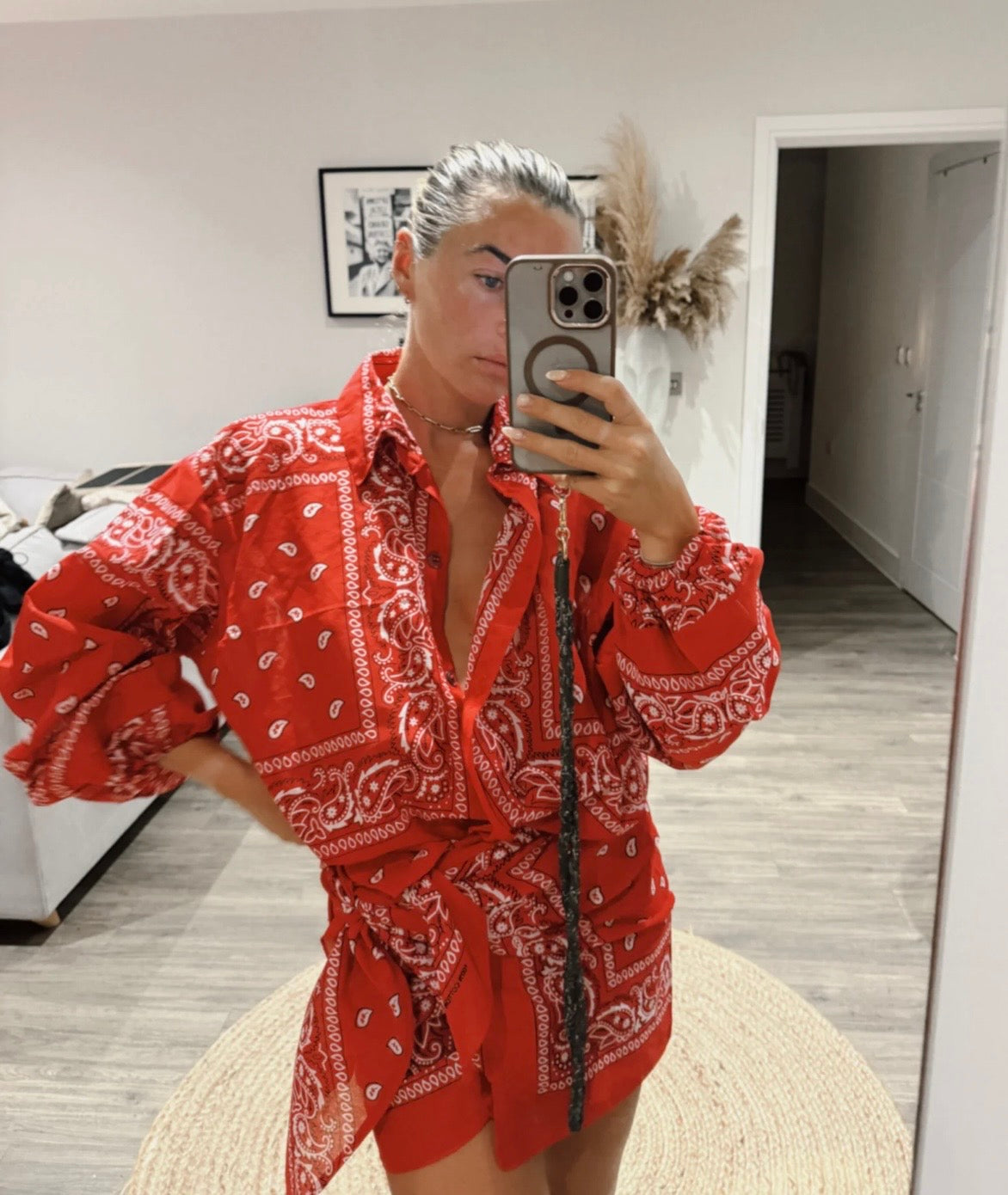 BANDANA SARONG RED