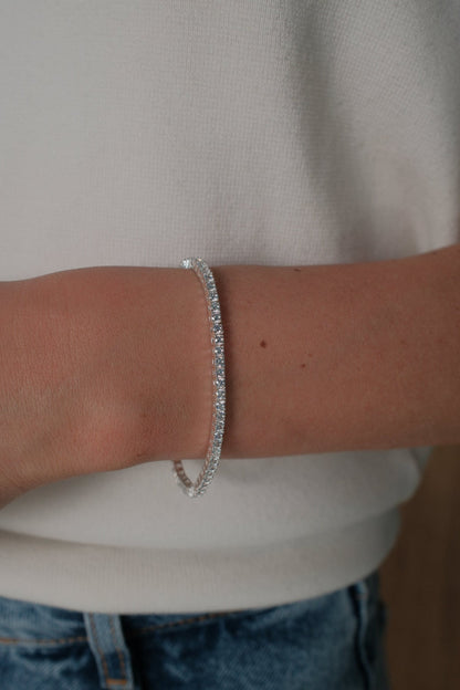 DANI TENNIS BRACELET - SILVER