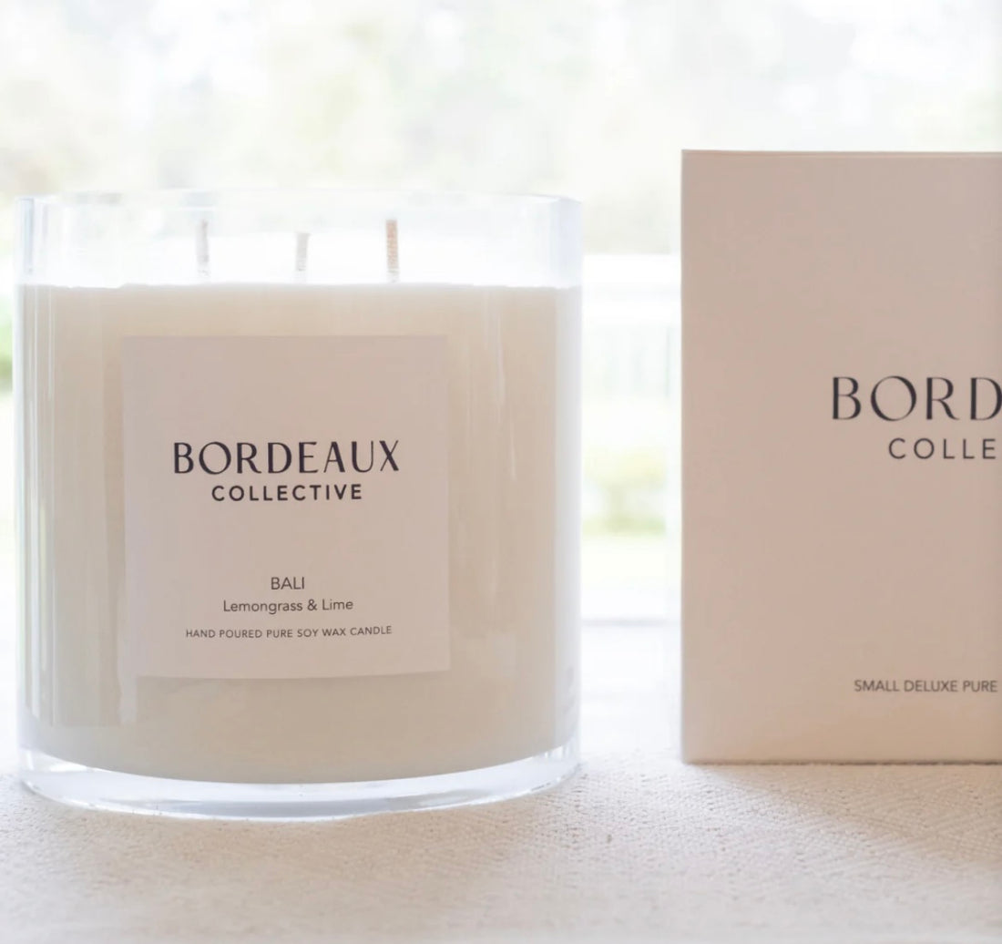 BALI - Lemongrass, Lime &amp; Sweet Orange Small Deluxe Candle