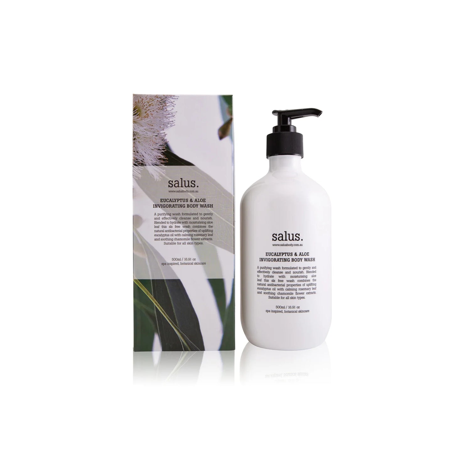 EUCALYPTUS &amp; ALOE INVIGORATING BODY WASH