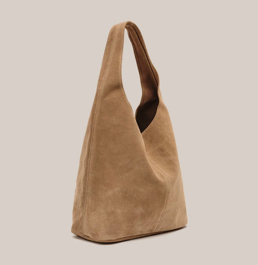 SIENNA BROWN SUEDE HOBO