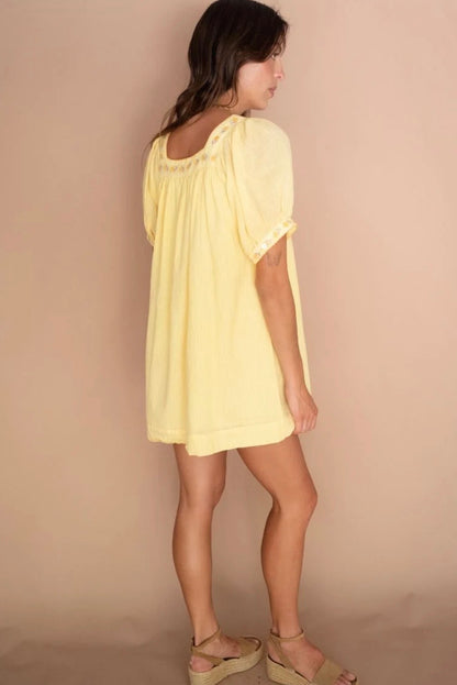 GABBY MINI DRESS LEMON