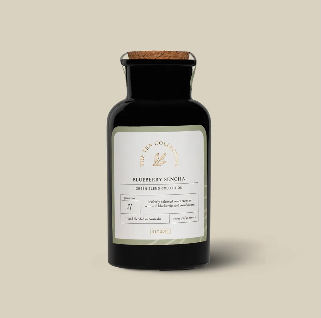 BLUEBERRY SENCHA - 100g Loose Leaf Tea