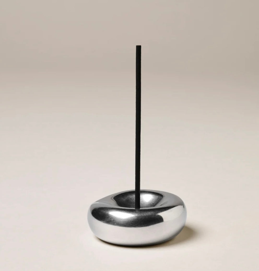 CHROME INCENSE HOLDER