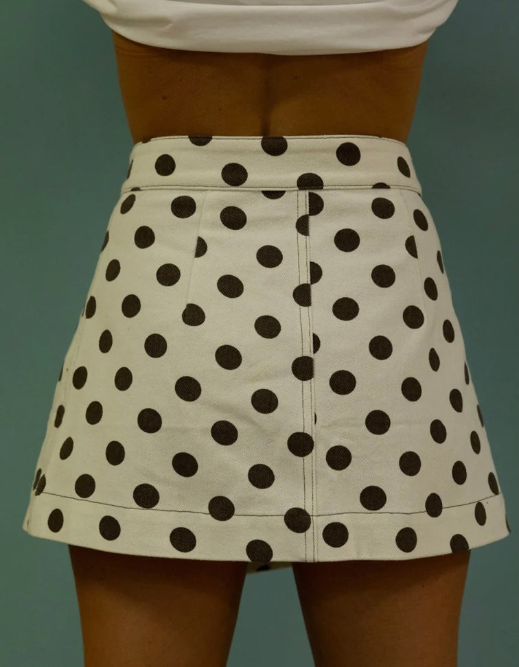 WINNIE SKIRT - White Choc