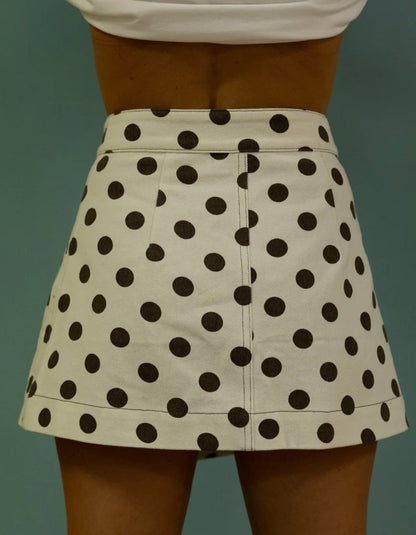 WINNIE SKIRT - White Choc