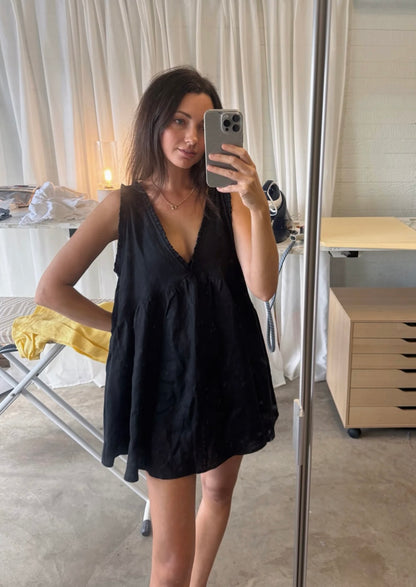 CARIS DRESS MINI - Black