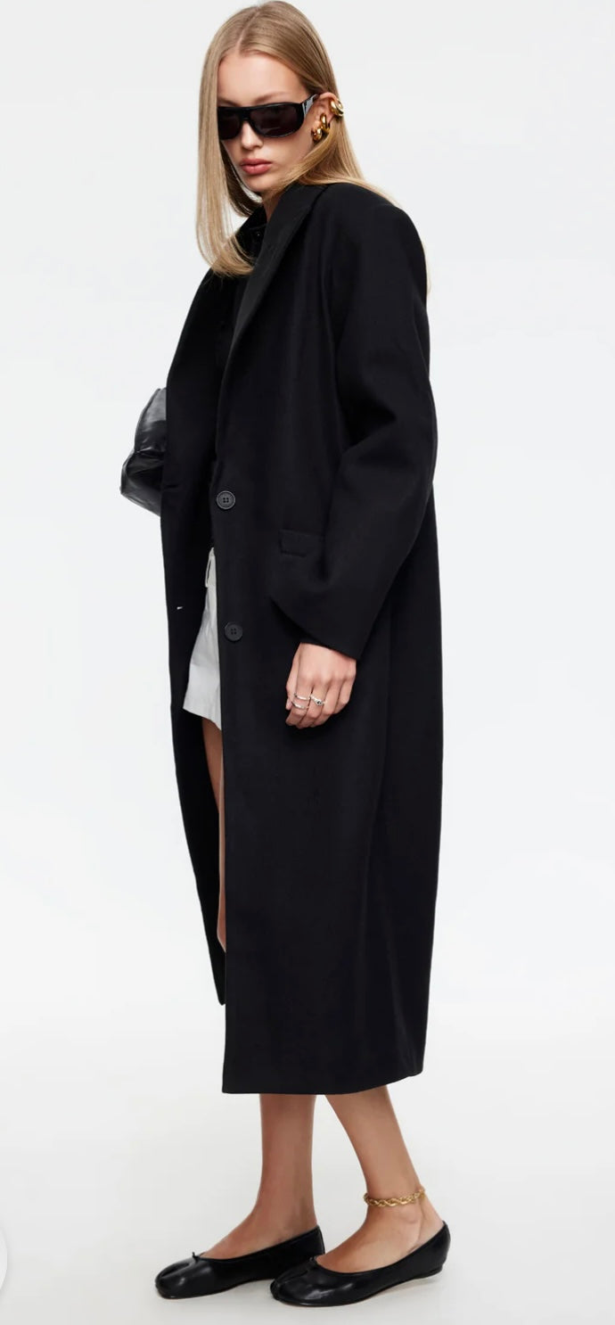OLSEN COAT - BLACK