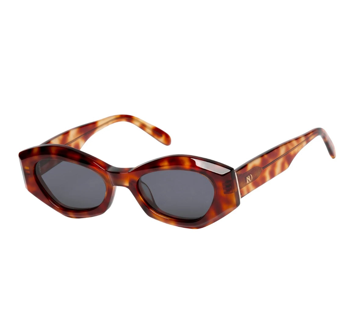 RUFUS ft. Burnt Havana + Gold Trim + Black Lens