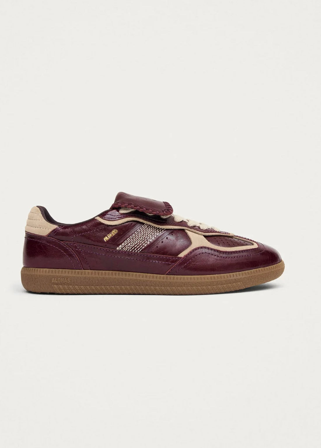 ALOHAS - DEEP BURGUNDY LEATHER