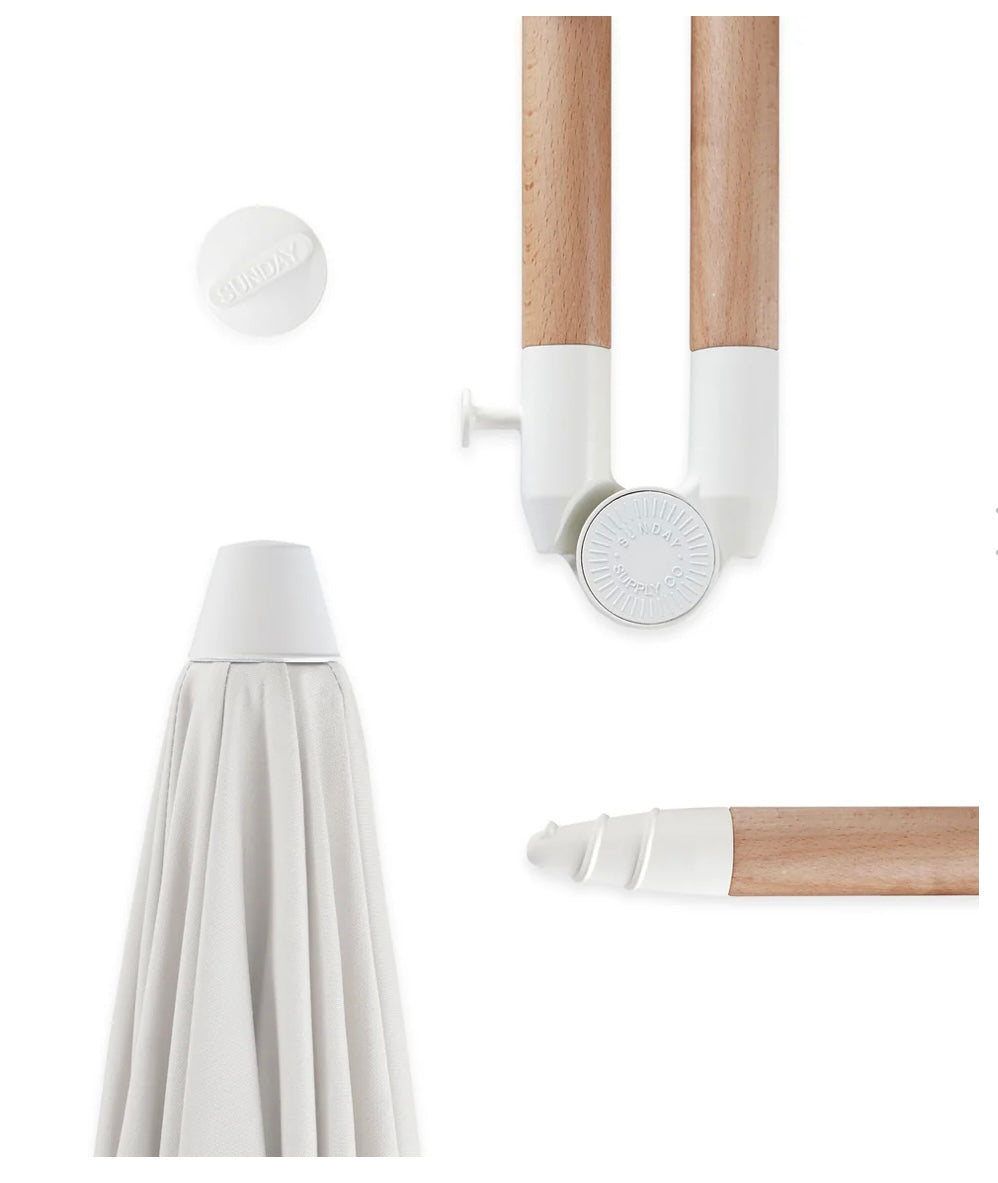 NATURAL INSTINCT BEACH UMBRELLA