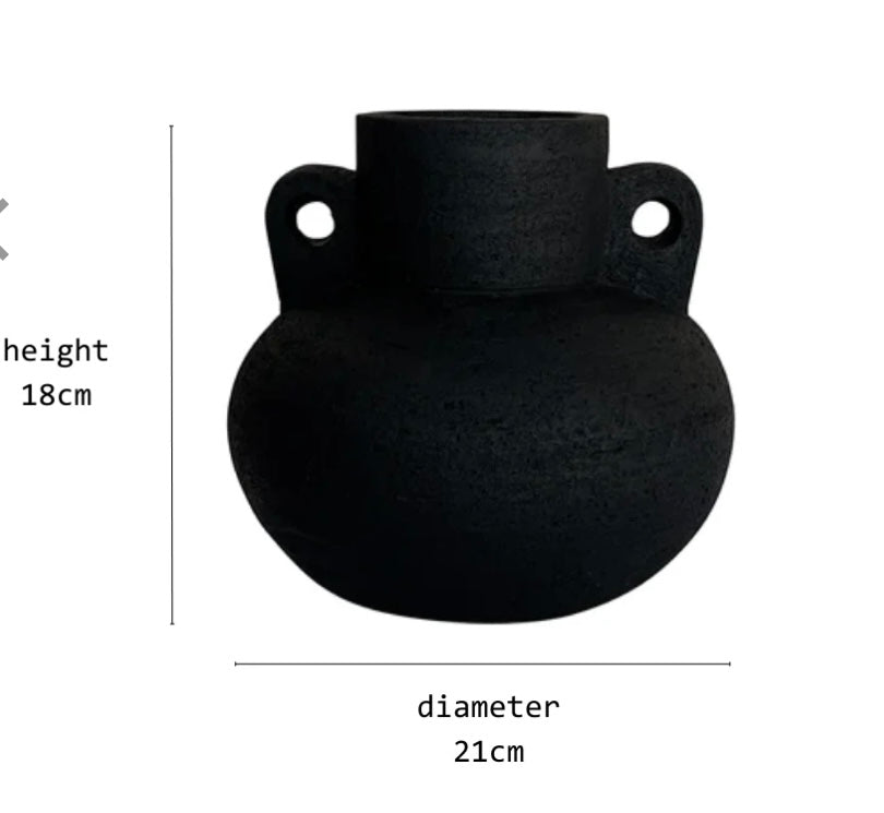 DENVER VASE - Black