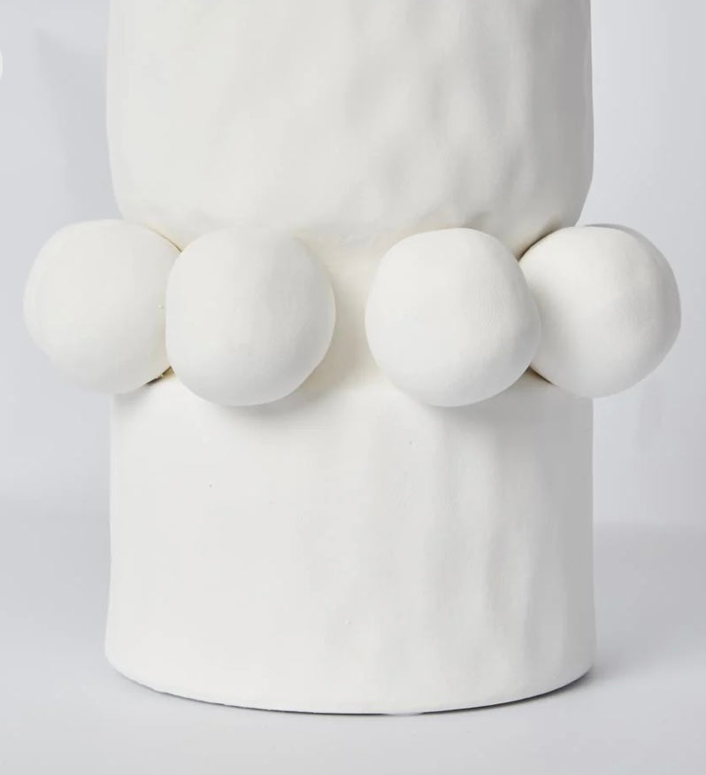 TIKI VASE - WHITE