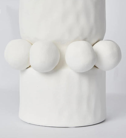 TIKI VASE - WHITE