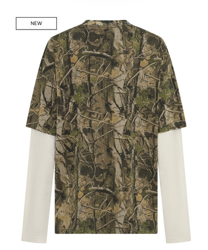 ROUND ONE VINTAGE LAYERED TEE - CAMO