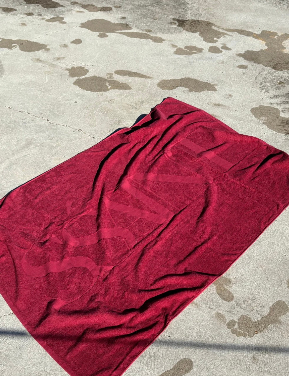 SSAINT CHERRY TERRY TOWEL