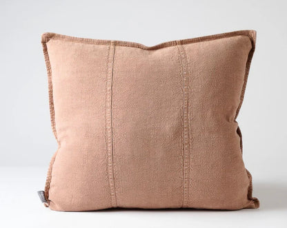 LUCA LINEN CUSHION- CLAY - FILLED CUSHION/ 50x50cm