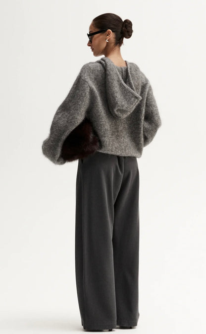 MADDEN KNIT JUMPER - GREY MARLE