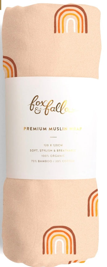 RAINBOWS ORGANIC MUSLIN WRAP