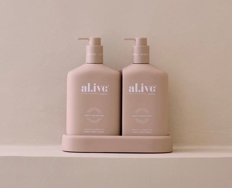 WASH &amp; LOTION DUO - Apricot &amp; Sweet Fig