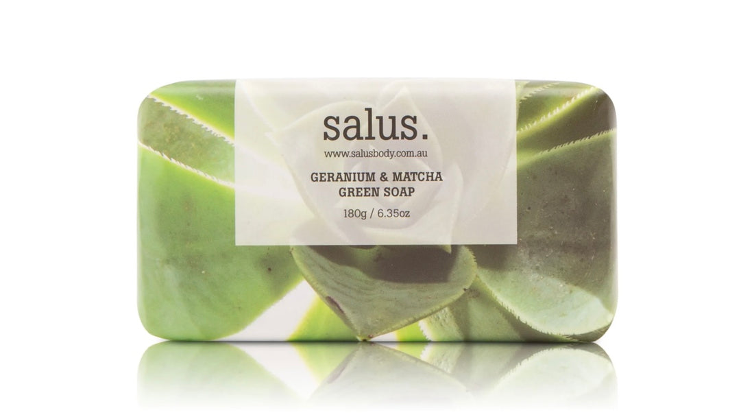 GERANIUM &amp; MATCHA GREEN SOAP