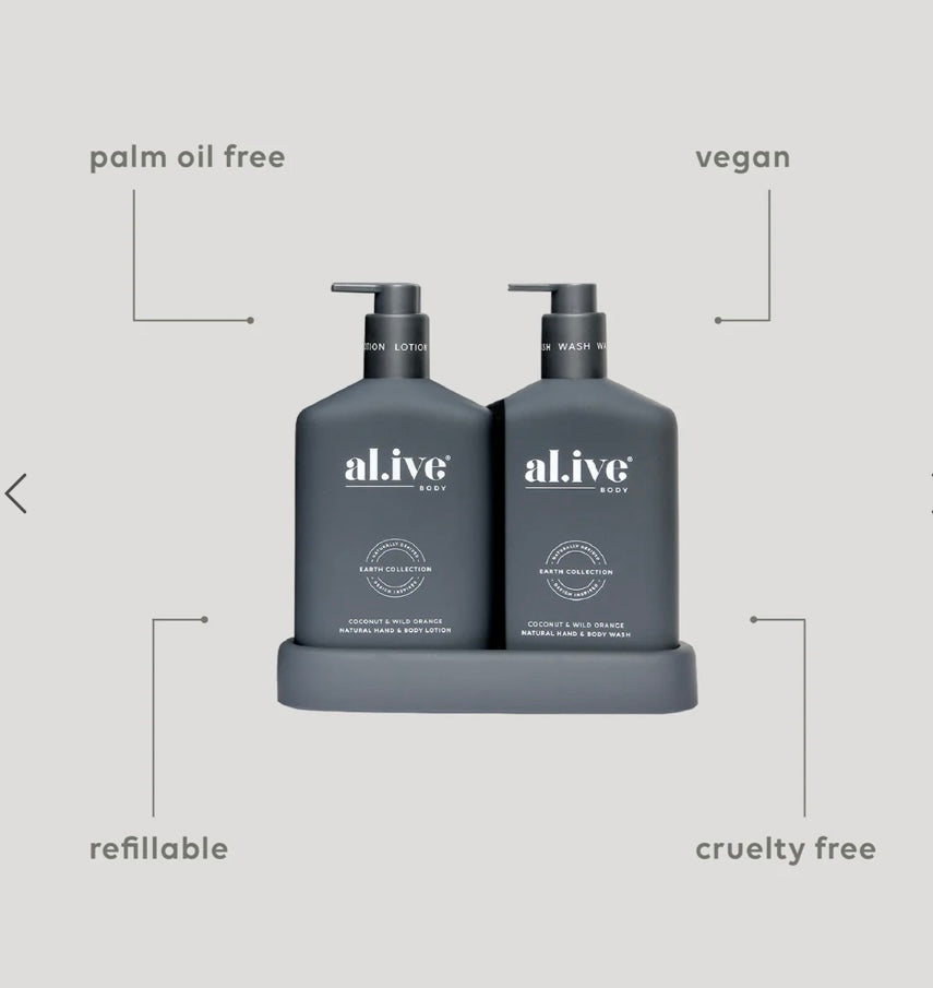 WASH &amp; LOTION DUO - COCONUT &amp; WILD ORANGE DUO