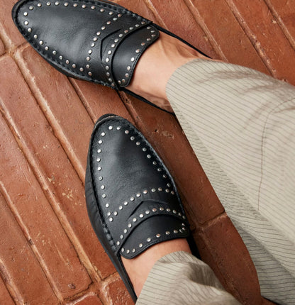 ROSIERS LOAFERS - Black/Silver