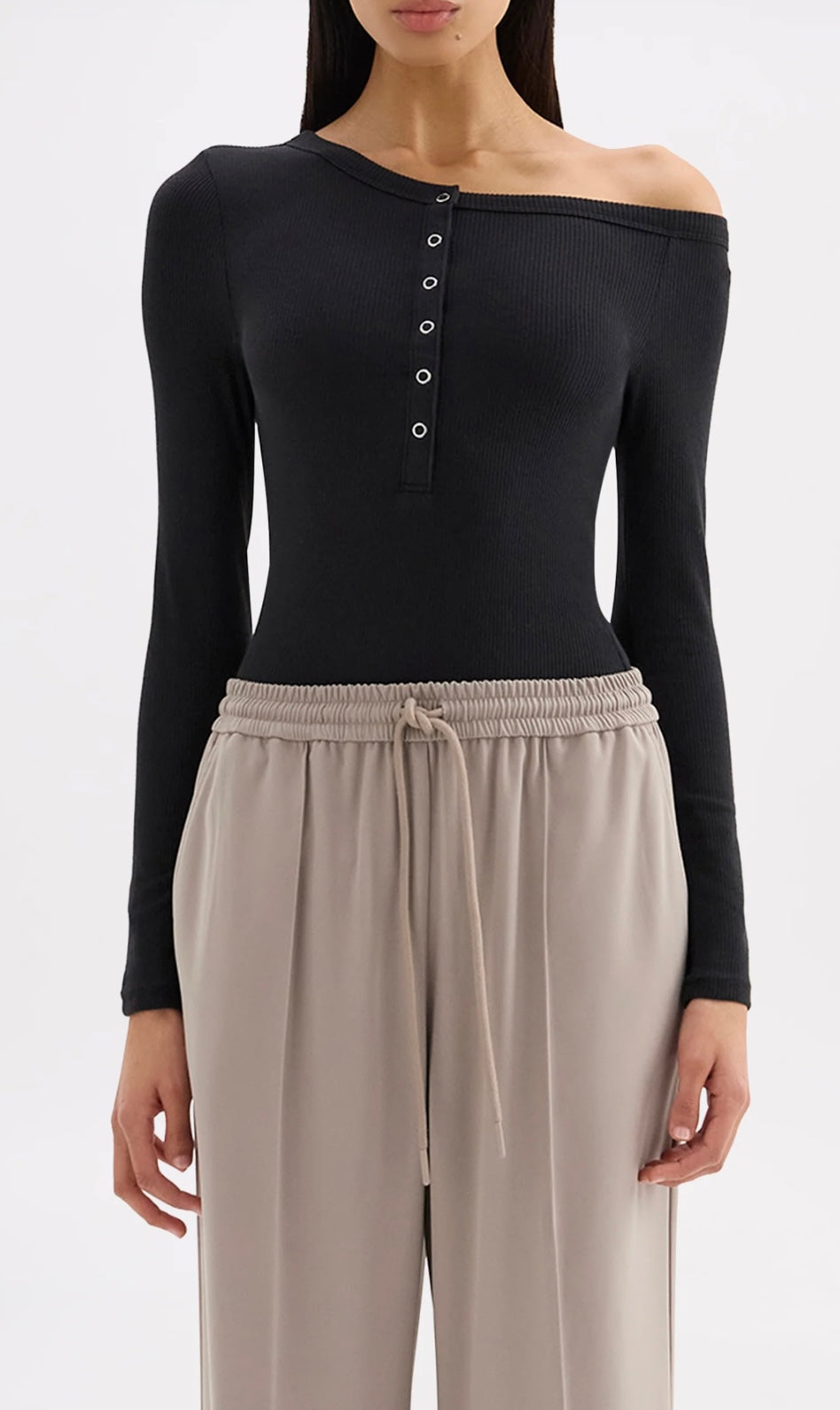 ABEL LS TOP - BLACK