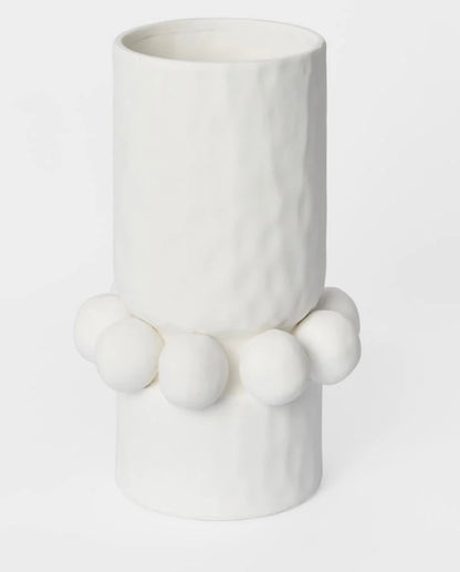 TIKI VASE - WHITE