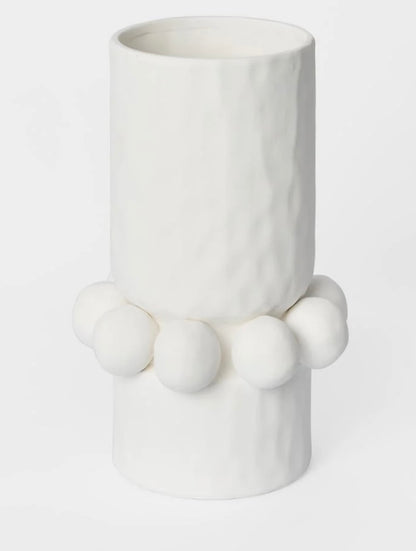 TIKI VASE - WHITE