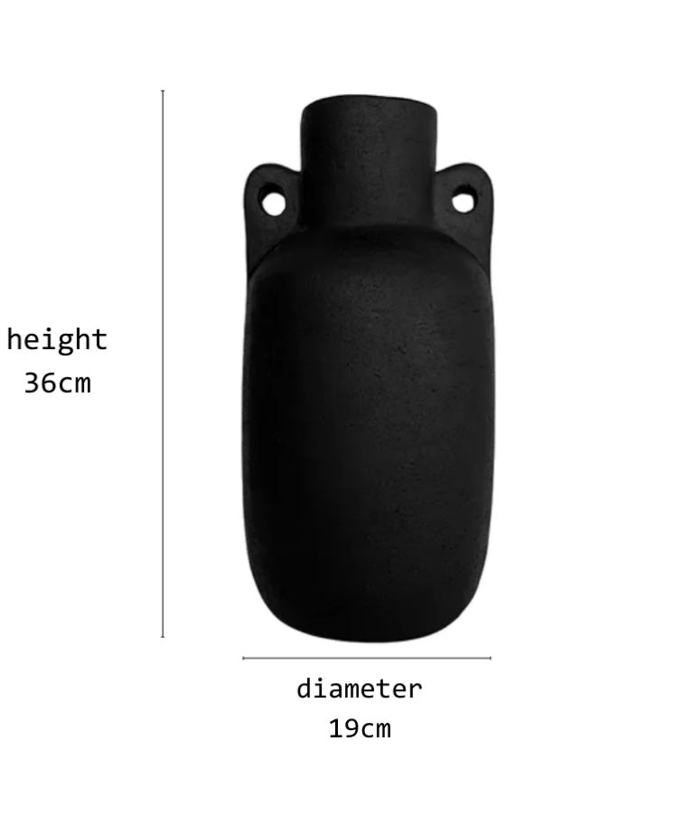 JERSEY VASE - Black