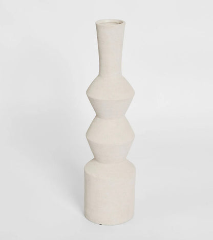 GOYA TALL VASE - CHALK