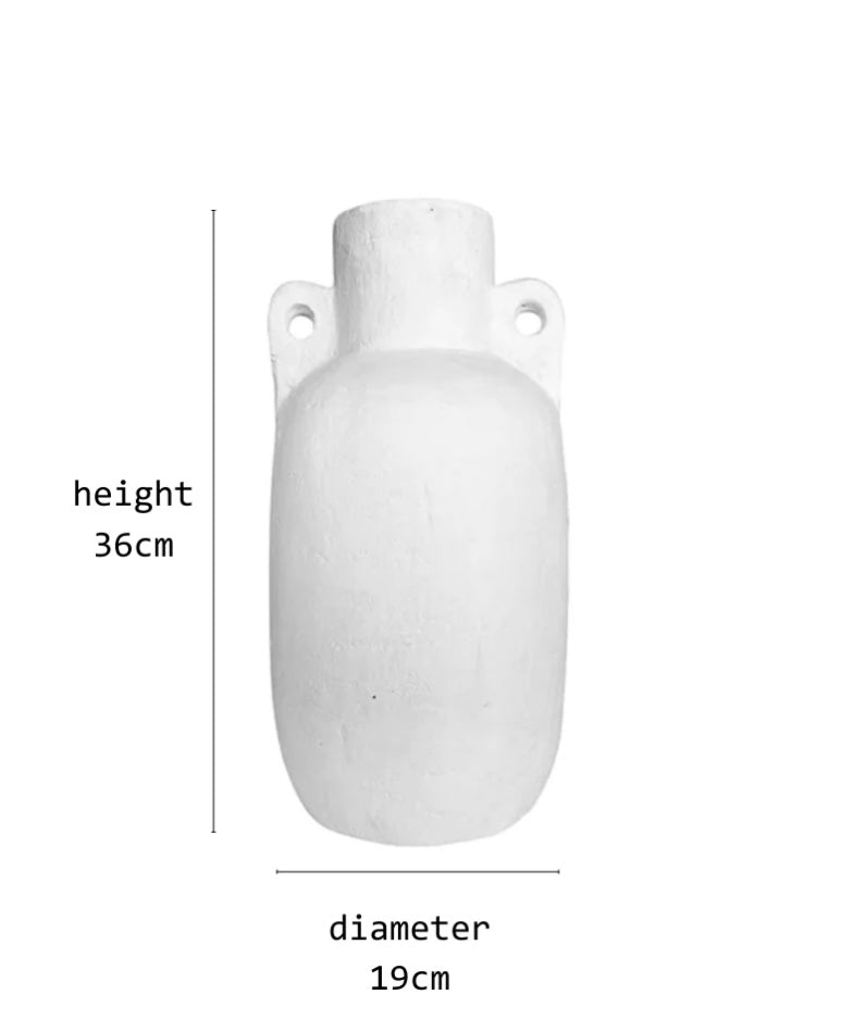 JERSEY VASE - White