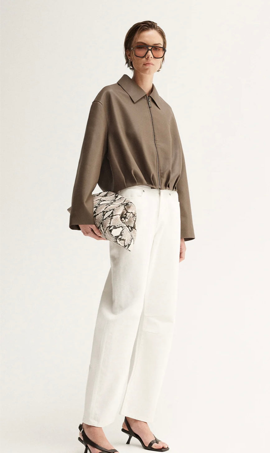 RAE JACKET - TAUPE