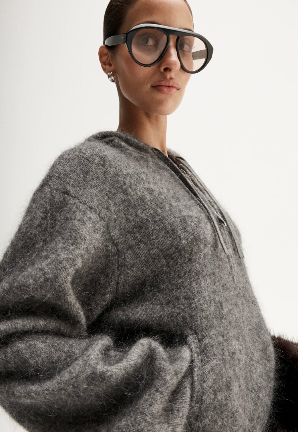 MADDEN KNIT JUMPER - GREY MARLE